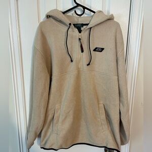 Vintage: Lauren by Ralph Lauren Quarter Zip Fleece Hoodie